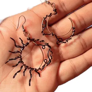 Boho Sun & Moon Earrings | Whimsical Jewelry