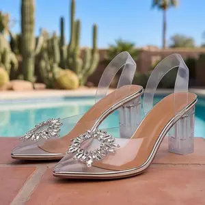 Women's High-Heeled Sandals Footwear - Stylish Formal Shoes for Ballroom Dancing, Formal Dinners