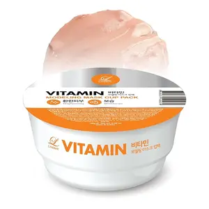 LINDSAY Vitamin Modeling Mask Cup Pack 0.98oz | Hydrating & Deep Pore Cleansing Mask | Korean Skin Care Mask