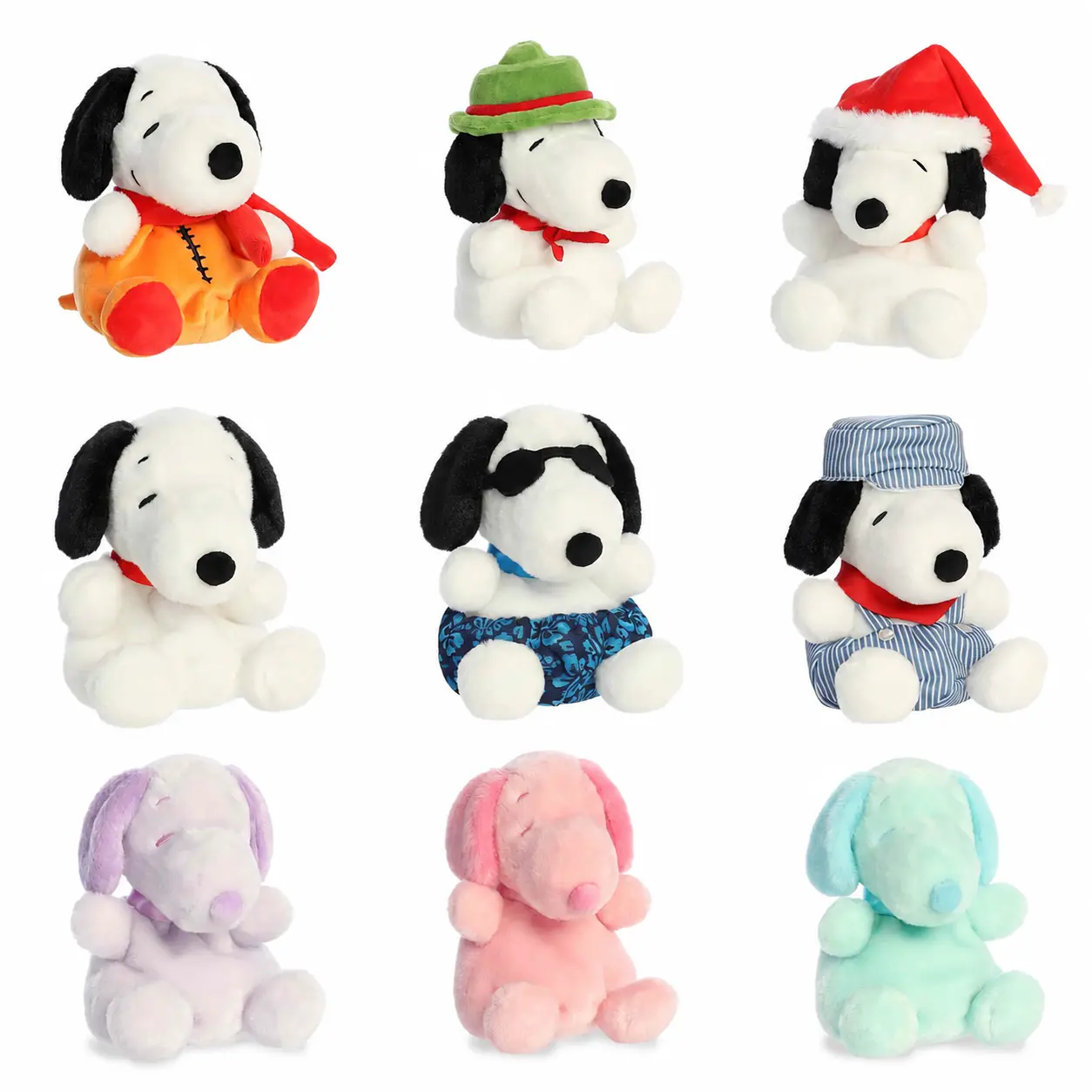 Palm Pals Adorable Snoopy Family Cute Mini Character Stuffed Animals, Back to School Gifts for Kids
