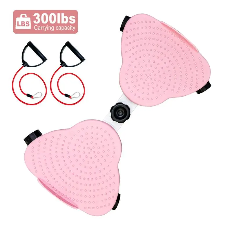 Slient double pedal double axis rebound belt pull rope rotary waist teisting machine fitness equipment waist twisting disc