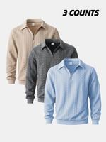 Khaki + Dark Gray + Light Blue