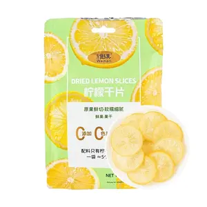 WEIHAN Dried Lemon Slices - Ready to Eat, Rich in Vitamin C, 125g - Natural Fruit Snack for Tea & Water Infusion
