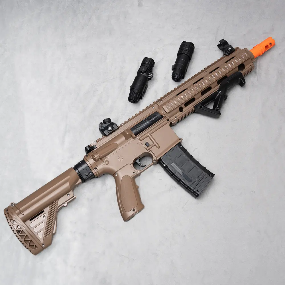 84CM hk416 electric toy Gel Blaster, fun toy, non removable orange