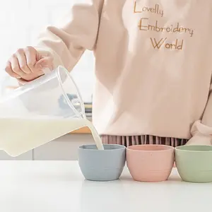 5pcs Outdoor Picnic Camping Household Portable Storage Design Large Capacity Water Jug with 4 Cups, Juice Jug, and Milk Jug