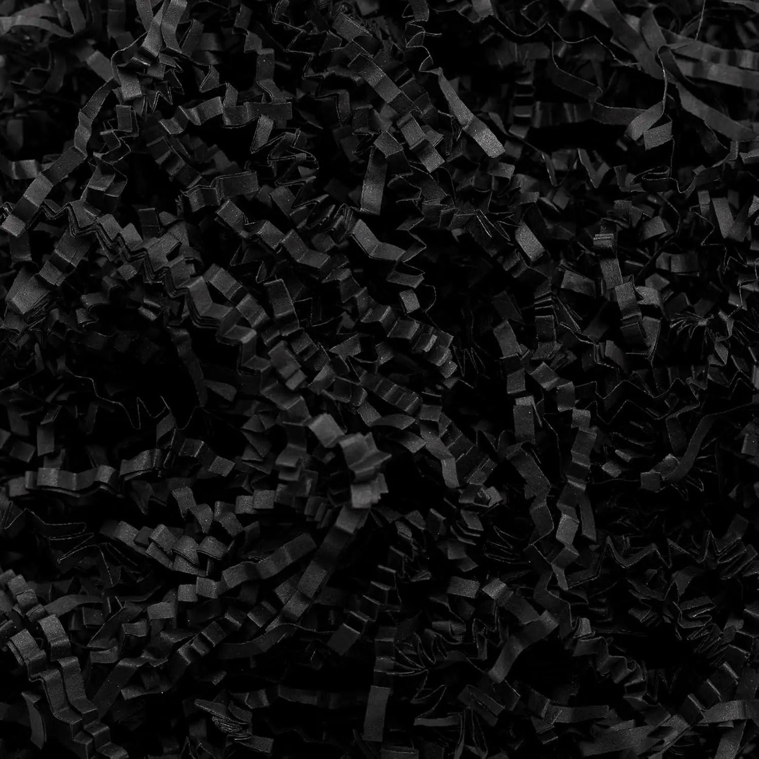 2 LB Crinkle Cut Paper Shred Filler Black Crinkle Shredded Paper for  Box -  Basket Bag Filler - Grass Cushion Stuffing for Valentine's Day Halloween Holiday Packaging Wrapping