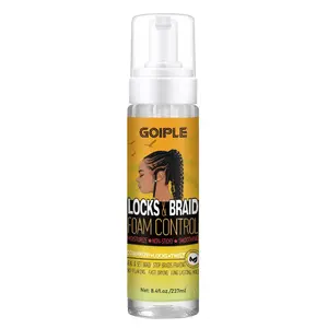 Braid Foam Control Braid Mousse for Braids Twist Locs No Flake Extra Hold High Shine Moisturizes Lightweight Easy to Apply 8fl oz