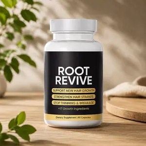 Root Revive Hair Growth Formula - Daily Hair Support Supplement for Stronger Fuller Looking Hair - Advanced Nutritional Formula for Women & Men - 60 Capsules