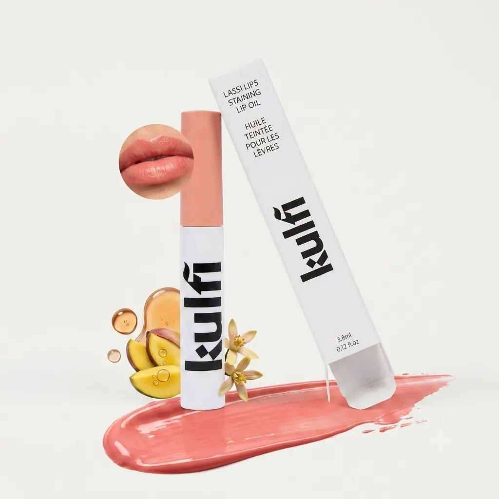 Lassi Lips Staining Lip Oil - 8hr Wear, Transfer-proof, Ultra-comfortable, Vitamin E & Mango Seed Oil Infused (No Peeling, Wiping Off, Flaking or Feathering)