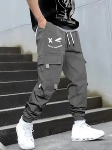 Men's Stylish Cargo Pants, Versatile Design for Daily Wear, Functional Pocket Design for Easy Access, Perfect for Casual and Outdoor Activities