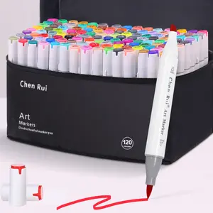 48/60/80/120/168 Colors Alcohol Markers Set,With Bleeding-Proof Drawing Mat, Brush&ChiselDual Tips Art Markers for Coloring,Sketching,Card Making and DIY Patinting-for Adults and Students, Art Pen Marker -Refillable