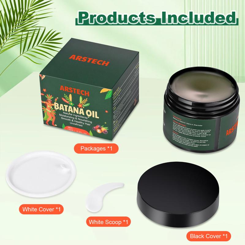 Raw Batana Oil for Hair Growth Natural Organic Batana Oil Odorless 5.3oz Prevents Hair Loss, Eliminates Split Ends & Increases Shine Promotes Hair Thickness for Women & Men Hair Care Oil from Honduras