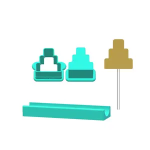 3-Tier Cake, Cake Pop Mold |Deluxe Cutter, Popper, and Tray Option