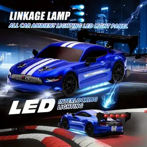 1:24 Remote Control Toy Car, Four-Wheel Drive Remote Control Drift Car, 2.4GHz with LED Lights,  Birthday or Christmas Gift for Adults and Children Interactive Puppy