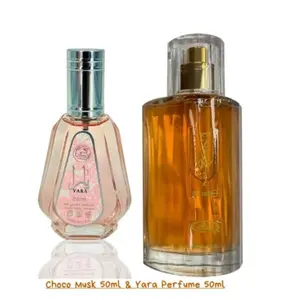 Choco Musk 50ml & Yara Perfume 50ml for women – Travel-Friendly Scents - multipack fragrance