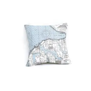 Little Traverse Bay, MI Indoor/Outdoor Nautical Pillow