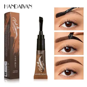 2Pcs Professional Waterproof Tattoo Eyebrow Gel, Easy to Remove, Long-Lasting Makeup Kit for Women, Perfect Gift Set for Eyebrow Coloring