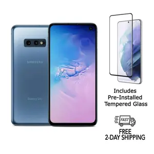 Refurbished Samsung Galaxy S10e G970U (Fully Unlocked) Good Condition with Pre-Installed Tempered Glass & 1 Year Warranty