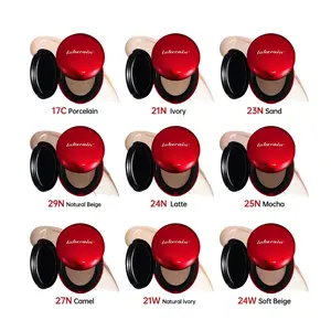 Long Lasting Air Cushion Foundation, 1 Count Waterproof Lightweight Foundation, Moisturizing Semi-matte Finish Foundation, Makeup Product for Women, Dermatologist Approved Cosmetic