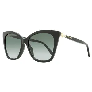 Jimmy Choo Cat Eye Sunglasses Rua /G 8079O Black 56mm