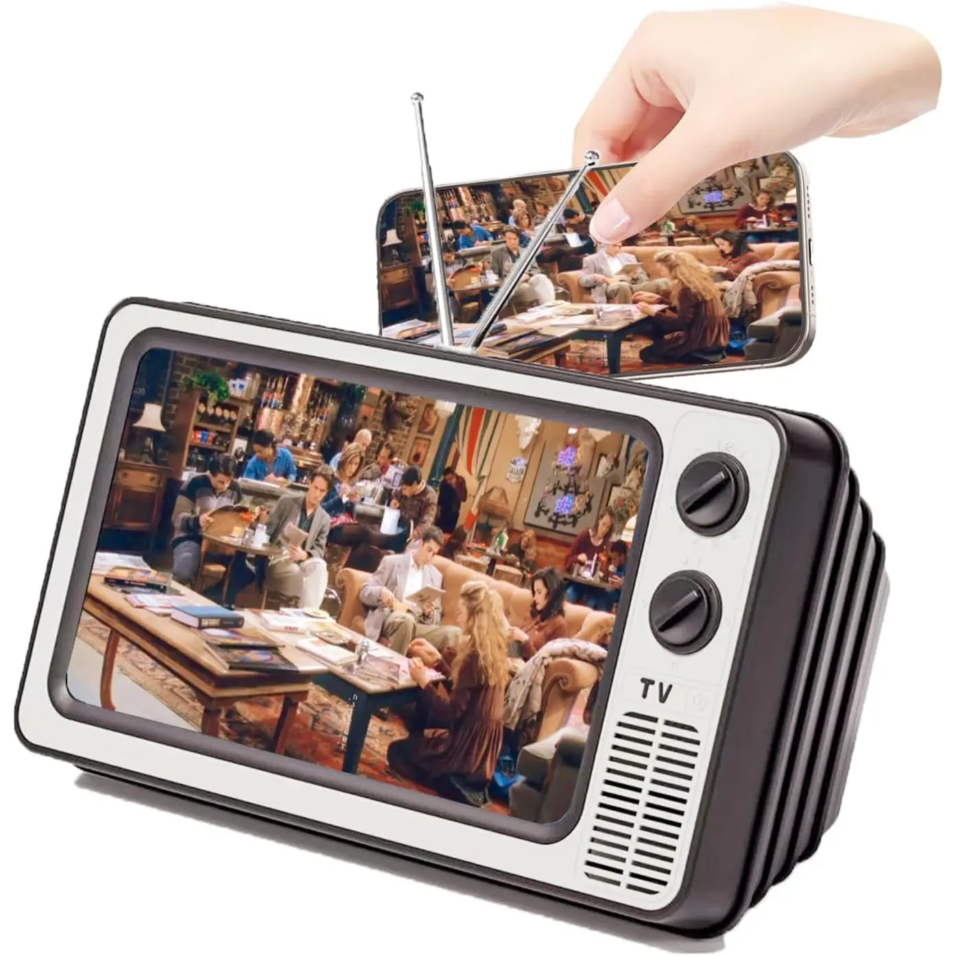 Foldable Phone Screen Magnifier, 3D Screen Amplifier for Smartphones, Portable Video Stand