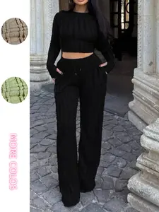 Knit Set, Comfortable Casual Wear, Perfect Body Shape, Stylish All-Season, Ideal for Daily Use & Special Occasions