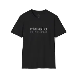 minimal™ Unisex Soft-Style T-Shirt - Premium Ring-Spun Cotton Tee, Everyday Comfort, Classic Crewneck, Ethically Made, Perfect for Casual Wear