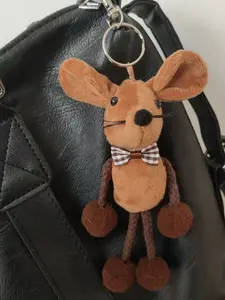 Cute Mouse Plush Keychain Bag Charm, Creative Fashion Accessory for Friends and Couples, Trendy Gift for All Seasons, Keychain For Bags, Keychain Bag Pendant