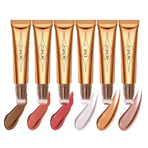 Aliver  6 pcs Makeup Pens, Contour Beauty Wand, Highlighter, Face Concealer Contouring, Long Lasting & Smooth Matte Finish Liquid  Makeup Stick Bronzer Cosmetic