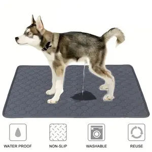 Reusable Waterproof Dog Pee Pad – Absorbent Training Mat