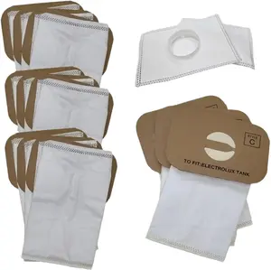 Upgraded Replacement Style C HEPA Bags For Electrolux Type C Canister Vacuums (12 Bags / 2 After-Filters)