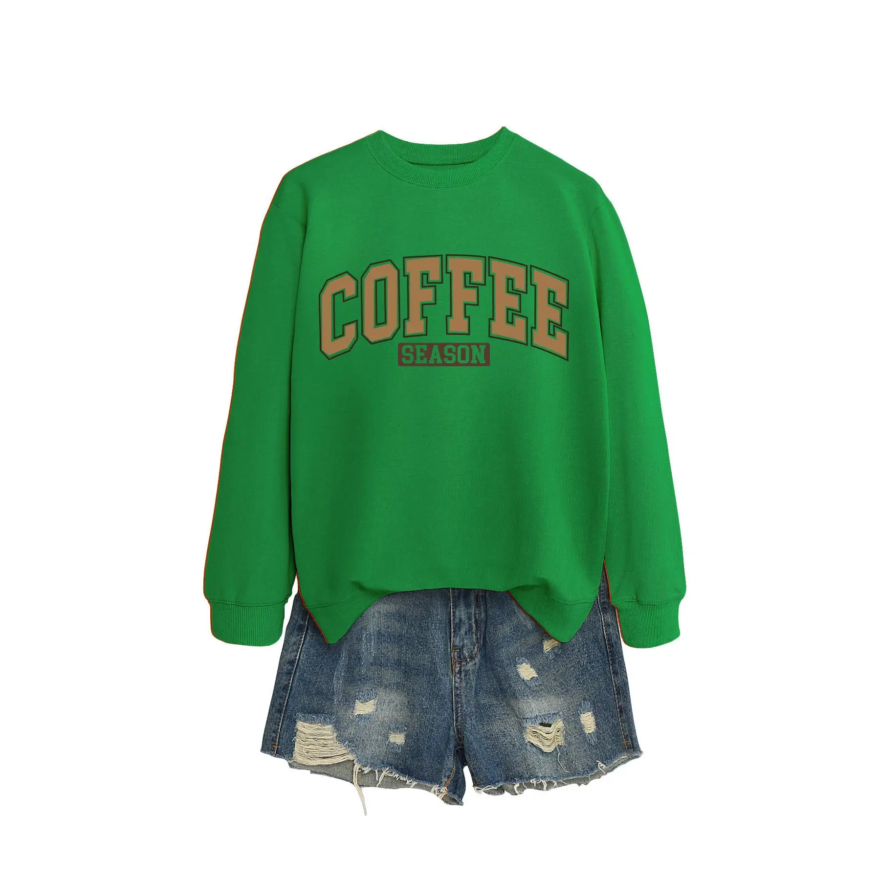 Grass green hoodie (color picture)