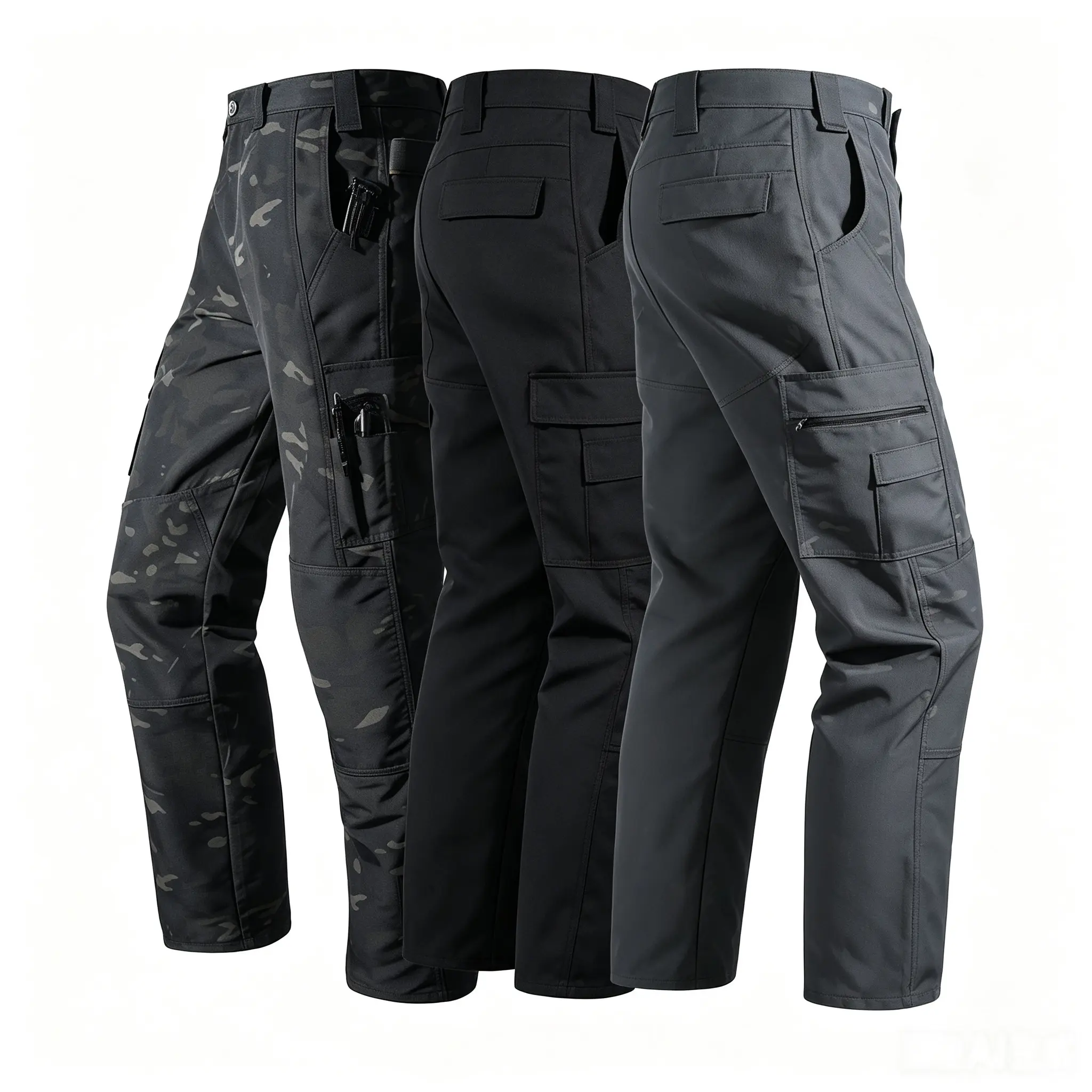 Men's Tactical Cargo Work Pants Multi Tool Pockets Durable Outdoor Work Trousers S‑XXXL