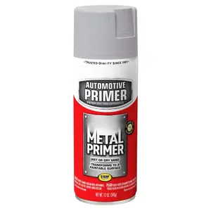 249331 Automotive Rusty Metal Primer Spray Paint  12 Oz. Light Gray