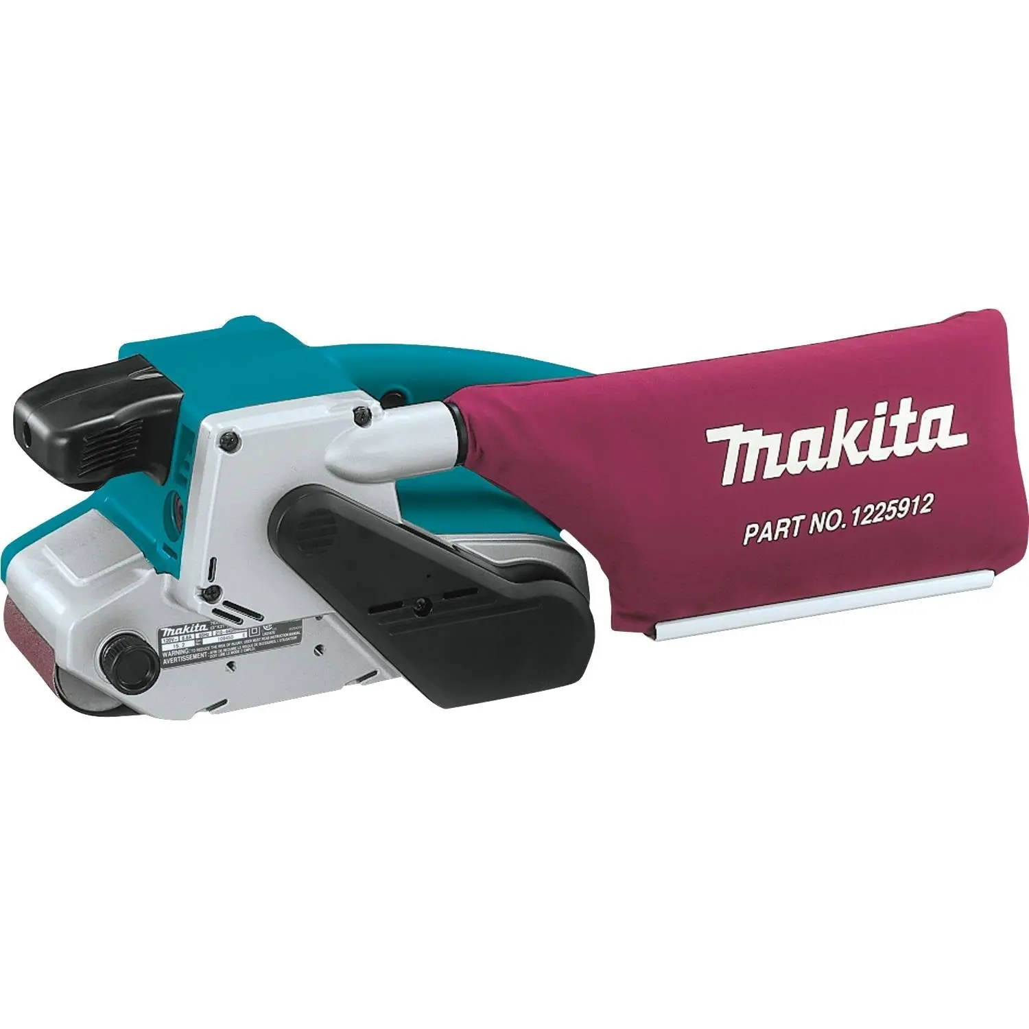 Makita Factory-Serviced 3"x21" Belt Sander - 8.8 A Motor, Auto-Tracking Belt System, Front Grip, Power Tools for Woodworking, Surface Finishing, Wall Sanding