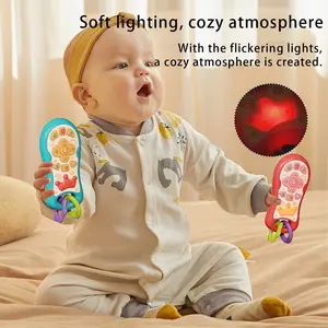 Baby Sound Light Toy, Baby Music Toy, Cartoon Simulation Remote Control Toy, Children Sensory Activity Toy, Kids Teething Toy, Musical Light Up