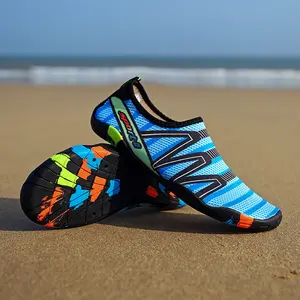 Vibrant Sport Aqua Socks: Quick-Dry Barefoot Water Shoes for Beach, Swim & Surf