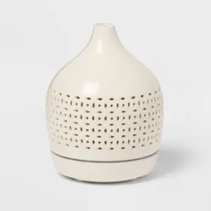 White Ceramic Cutout 300ml Large Diffuser - Threshold White Ceramic Cutout 300ml Large Diffuser - Threshold