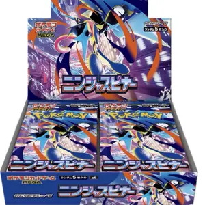 Pokémon Ninja Spinner Booster Box - Official Trading Card Game - 30 Packs - Featuring Mega Evolutions