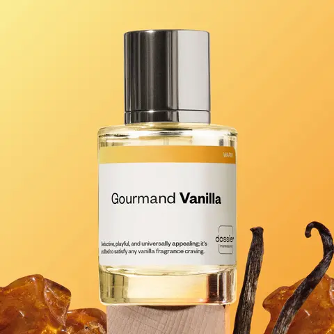 Gourmand Vanilla, Dossier, Unisex Perfume, 50ml, Eau de Parfum, Vanilla, Almond, Milky Accord, Caramel, Sandalwood, Coconut Jasmine