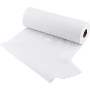 Fusible Fleece Interfacing, 11.8 Inch x 16 Yards White Sided Iron On Fusible Fleece Non-Woven Interfacing for Sewing, Quilting and Home Decoration