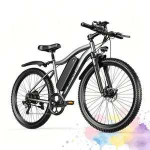 26" Electric Mountain Bike for Adults, 48V 15Ah Removable Battery, 740W Motor, Front Suspension, 7-Speed Shimano, Mechanical Disc Brakes, 150KG Load, Commuting & Off-Road E-Bike Energy Saving Bike