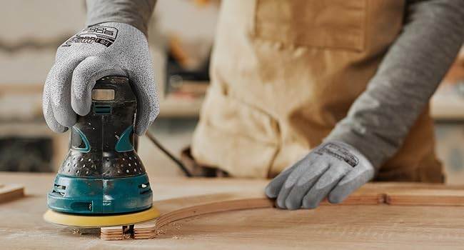 COOLJOB ANSI A2 Cut Resistant Work Gloves - PU Dipped Grip, 13 Gauge Breathable Safety Gloves for Mechanics, Construction & Carving (12/120 Pairs Bulk Pack) COOLJOB ANSI A2 Cut Resistant Work Gloves - PU Dipped Grip, 13 Gauge Breathable Safety Gloves for Mechanics, Construction & Carving (12/120 Pairs Bulk Pack)