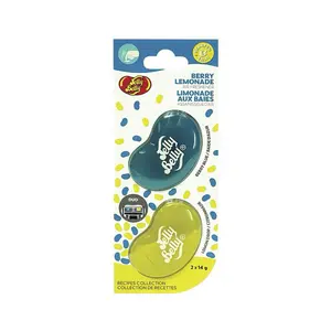 Jelly Belly Berry Lemonade Air Fresheners Duo Pack 2 x 14g Refreshing Scent for Cars & Homes