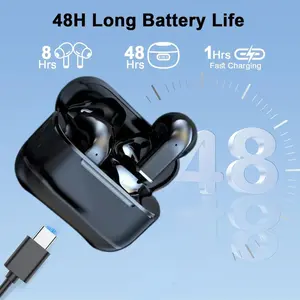 MOKATA Pro5s HIFI Stereo Headset White Slim Digital Audio Magnetic Rechargeable Lithium Battery Fast Charging for Android iPhone Open Back Design Gaming  Wireless Earbuds Bluetooth Noise Black ipx5 waterproof pc  airpods 4 Headphones use