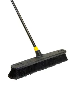 Quickie Bulldozer Polymer 24 in. Smooth Surface Push Broom