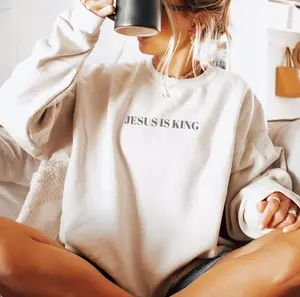 Jesus is King Sweatshirt, Christian Sweatshirt Hoodie, Jesus Sweatshirt, Christian Christian Sweatshirt Women, Faith Sweatshirt, Jesus Merch
