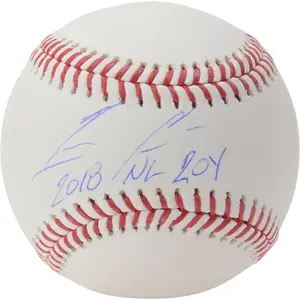 Ronald Acuna Jr. Atlanta Braves Autographed Baseball with "2018 NL ROY" Inscription - Fanatics Authentic Certified
