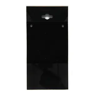 FI75-B2: Earring Card Black 2x4 100PC