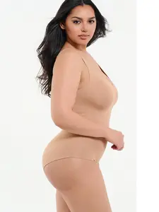 Seamless Shaping Bodysuit Full Coverage, No Lines | Bronze